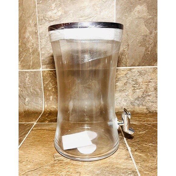 5.8L Glass Beverage Dispenser with Acacia Lid - Threshold - New - Picture 3 of 4